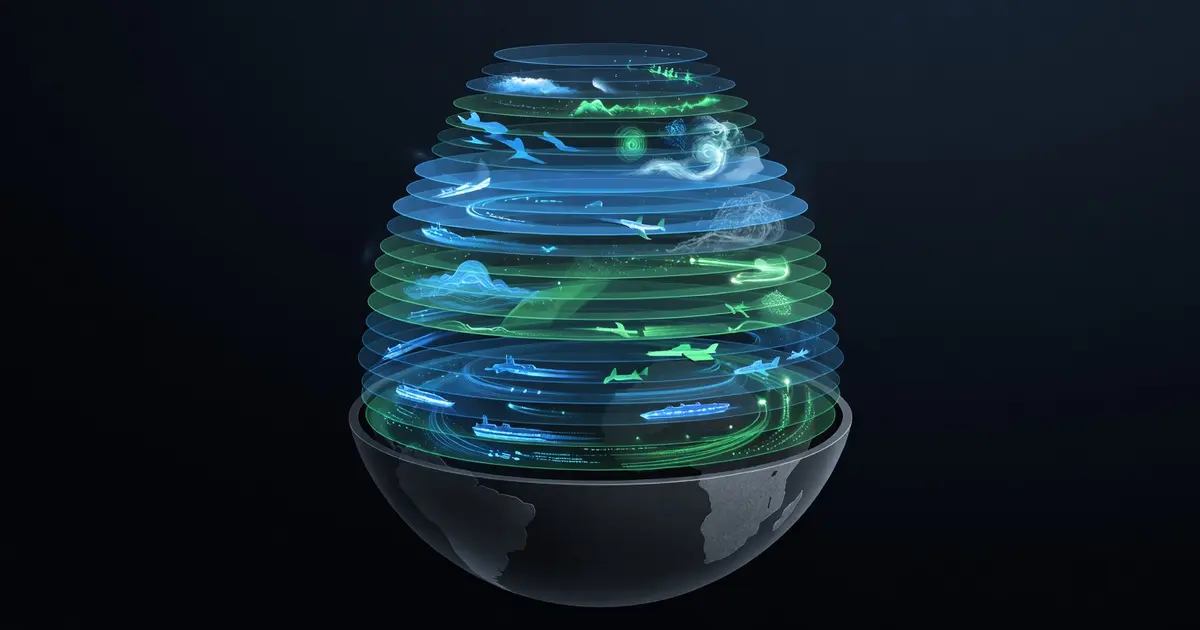 Fusing 25 Live Data Feeds on a 3D Globe — Layer Pipeline Architecture